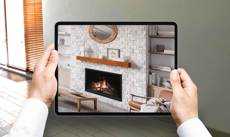 Free Augmented Reality Fireplace Renderings