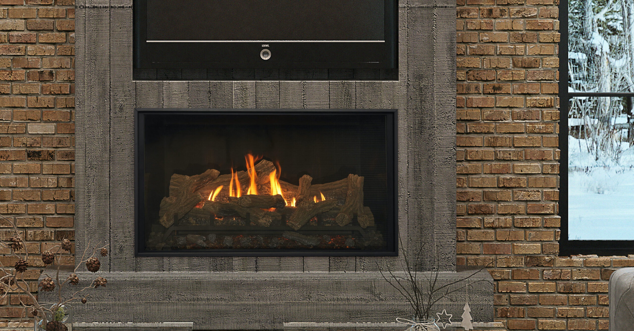 Bellingham 52 - Kozy Heat fireplace